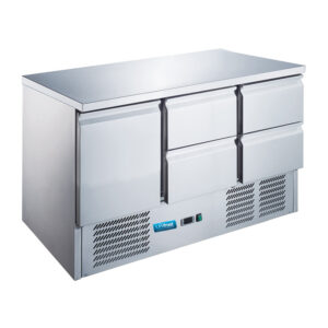 CRS136G-4D Worktop Counter Fridge