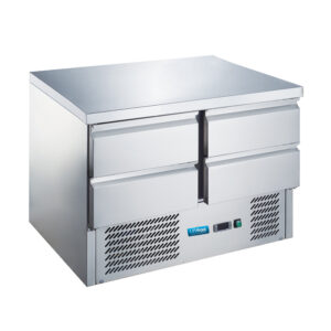 CRS90G-4D Worktop Counter Fridge