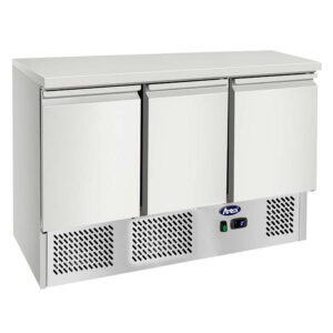 ESL3851GR 3 Door Counter Fridge