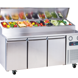 Infrio Professional 3 Door Ingredients Preparation Table