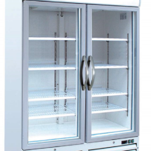 Infrio P1300 Double Hinged Glass Door Fridge