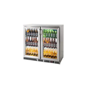 Unifrost BC20HSE Two Door Stainless Steel Hinged Bottle Cooler